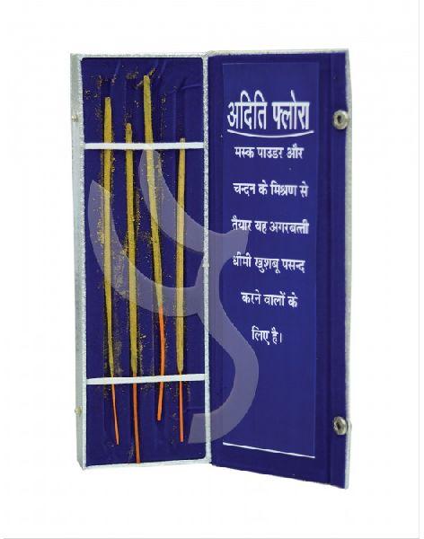 Musk Aditi Flora Incense Sticks, for Home, Office, Temples, Length : 15-20 Inch