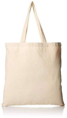Plain Cotton canvas tote bags, Closure Type : Snap