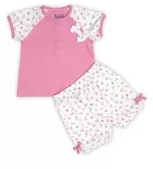 Baby Girl T-Shirt & Shorts Set, Occasion : Casual Wear