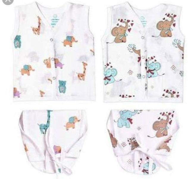 Newborn Baby Jhabla with Diaper Langot, Feature : Comfortable, Easy To Wear