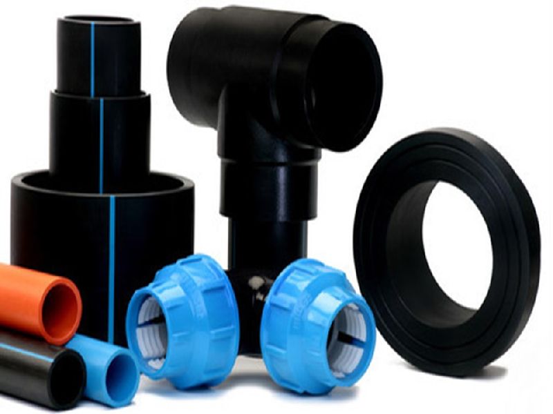 Polished hdpe pipe fittings, Certification : ISI Certified