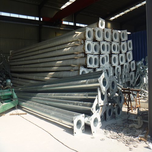 Polished Conical Tubular Steel Pole, for Lighting, Feature : Corrosion Resistant, Long Life, Rust Proof