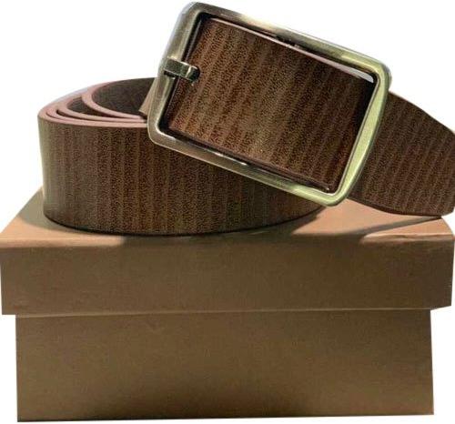 Plain Mens Rexine Belts, Buckle Material : Stainless Steel