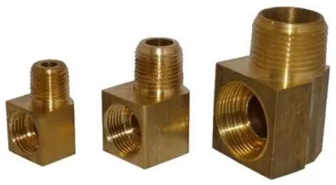 Polished Brass Air Compressor Elbow, for Fittings, Feature : Durable, Rust Proof