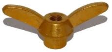 Brass Butterfly Nuts, for Pipe Joints, Feature : Durable, Fine Finishing