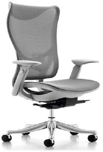 Round Polished Stainless Steel Low Back Chair, for Office, Pattern ...