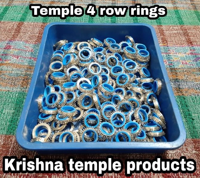 4 row big spikes temple rings ( textile weaving machinery )