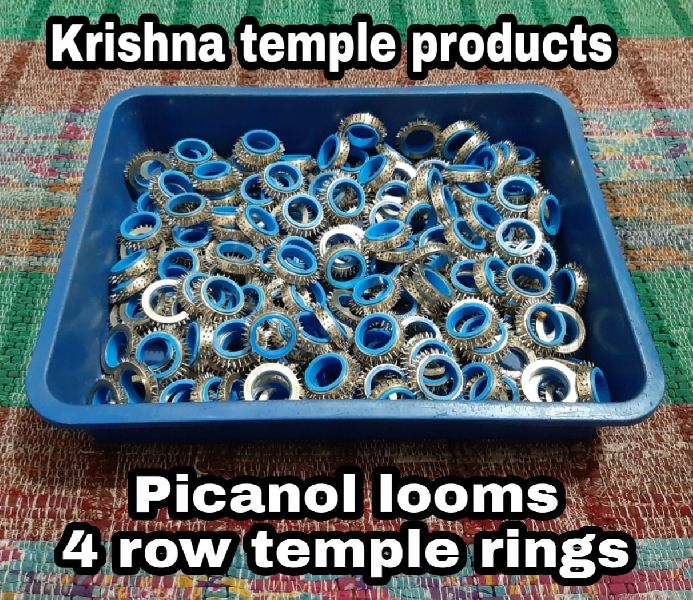 picanol looms 4 row temple rings with 2mm spikes sizes