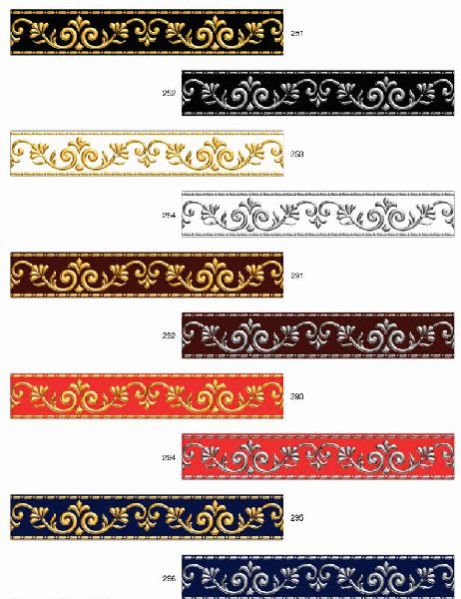 600x98mm Ceramic Border Tiles, Color : Multicolor