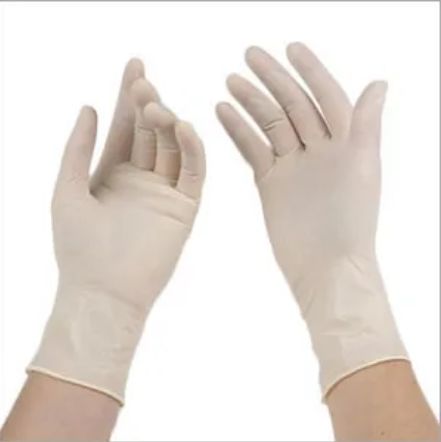 Latex Surgical Gloves, for Hospital, Clinical, Pattern : Plain