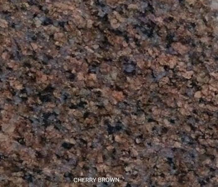 Cherry Brown Granite Slab