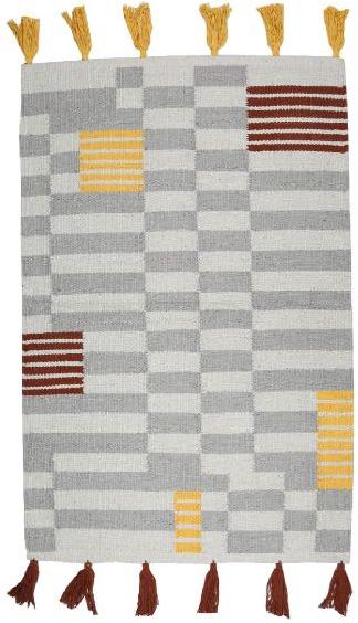 Rectangular Cotton Handloom Carpet