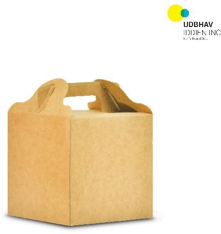 Square Kraft Paper sweet boxes, for Packing Cupcakes, Pattern : Plain at Rs  11 / Box in Ahmedabad