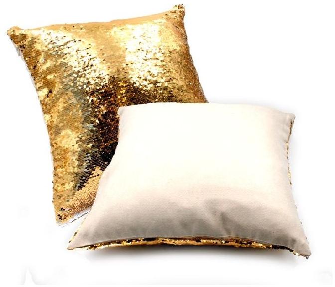 Square Cotton Sequin Cushion Cover, for Home, Hotel, Office, Feature : Unique Designs