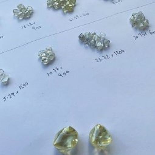 %100 Natural Rough Diamond 0-25mm