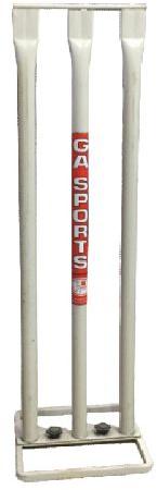 GA Color Coated Metal Cricket Stumps, Shape : Round