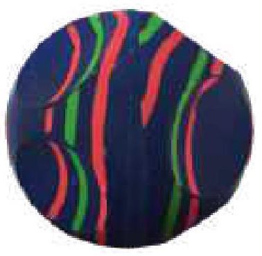 Printed Rubber Reflex Cricket Ball, Shape : Round