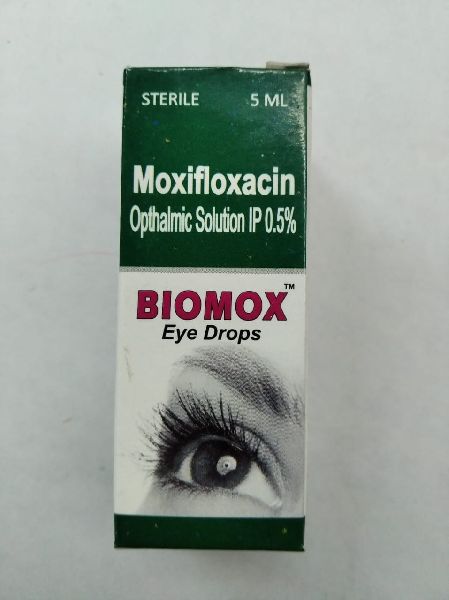BIOMOX Plastic Moxifloxacin Eye Drops, for Chemical, Pharmaceutical, Size : 1-10 Ml