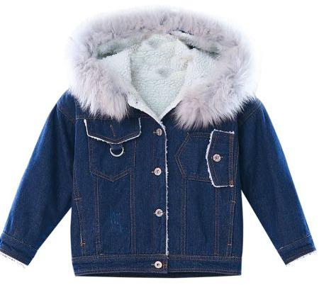 Plain girls jacket, Size : M