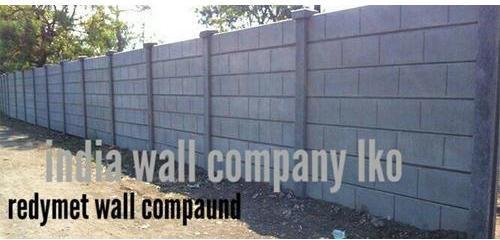 Polished Plain Cement Precast Boundry Wall, for Construction
