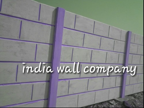 Cement Polished Precast Compound Wall, for Construction, Pattern : Plain