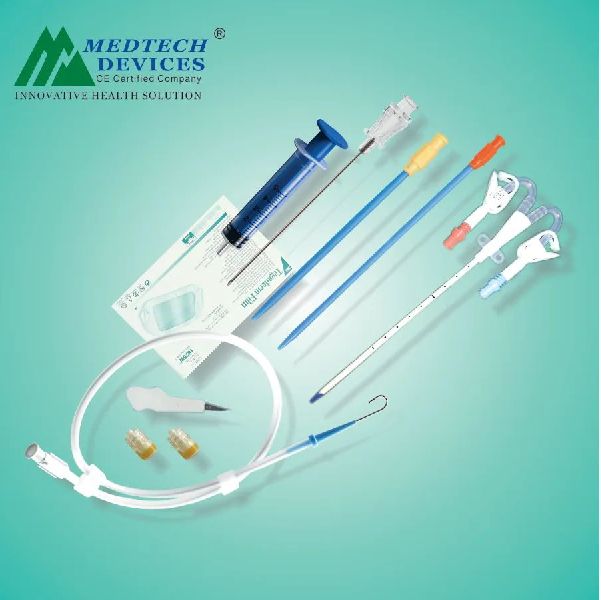 Haemodialysis Double Lumen Catheter Kit, for Cardiology, Intramural Portion, Nephrology, Length : 0-20cm