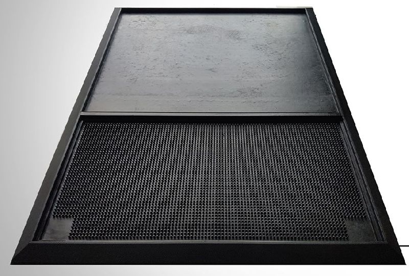 Plain Rubber Disinfectant Wiping Tray Mats, Size : Standard