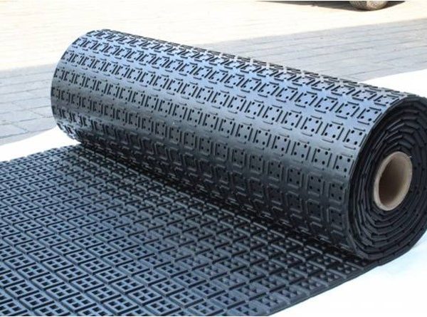 Square Rubber Mat Roll, for Home, Hotel, Office, Pattern : Pain