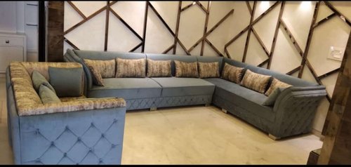 Wood Corner Sofa Set, for In Living Room, Feature : Accurate Dimension