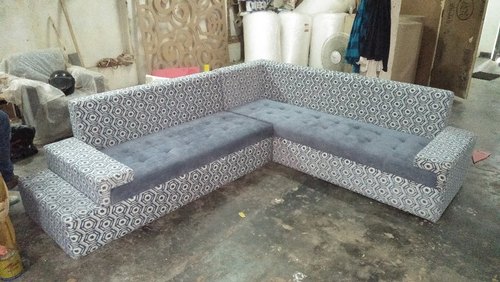 Wooden Fabric Sofa Set