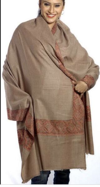 Plain pure pashmina shawl, Technics : Handloom