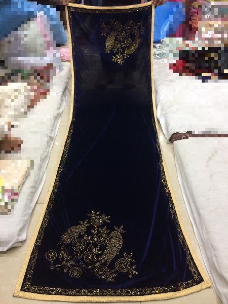 Velvet Stole, Length : 2.25 mtr