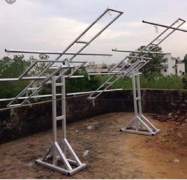 Plain Metal Solar Panel Stand, Feature : Fine Finishing