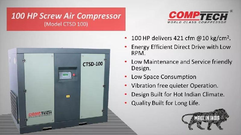 Cast Iron 50Hz Screw Air Compressor, Certification : CE Certified, ISO 9001:2008