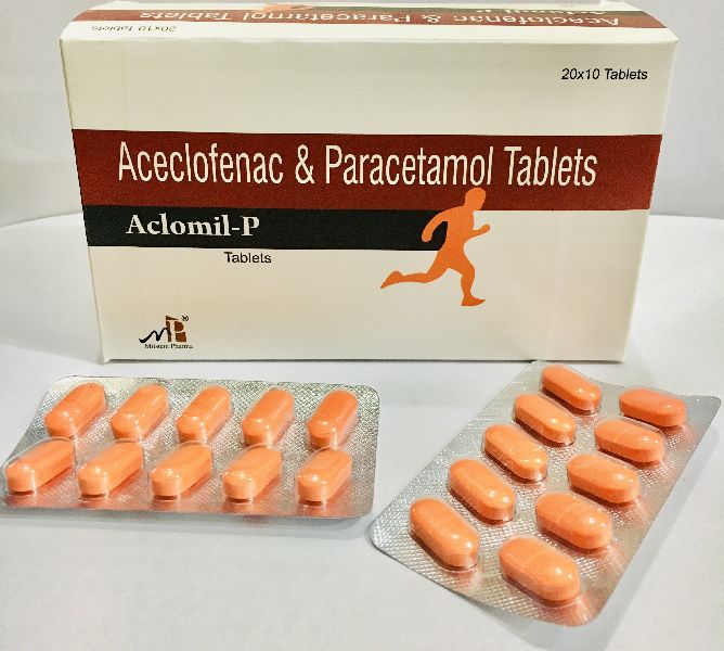 Aceclofenac & Paracetamol Tablets, Medicine Type : Allopathic