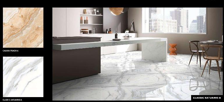 600x600 Mm Bookmatch Vitrified Tiles