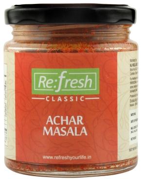 Refresh Achar Masala, for Cooking Use, Packaging Size : 100gm