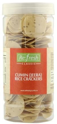 Refresh Cumin (Jeera) Rice Crackers