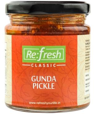 Refresh Gunda Pickle, Certification : FASSI Certified