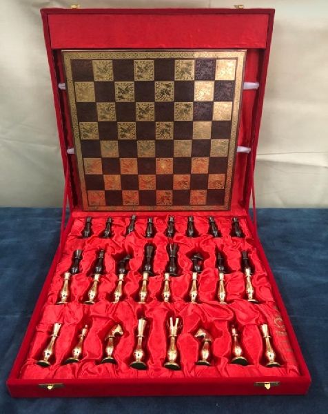 Copper Chess Set