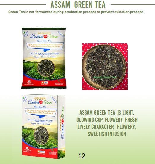 Assam Green Tea, for Slimming, Feature : Aromatic Fragrance, Good Flavour