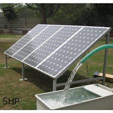 5 HP Solar Water Pump, for Commercial, Pipe Material : Copper