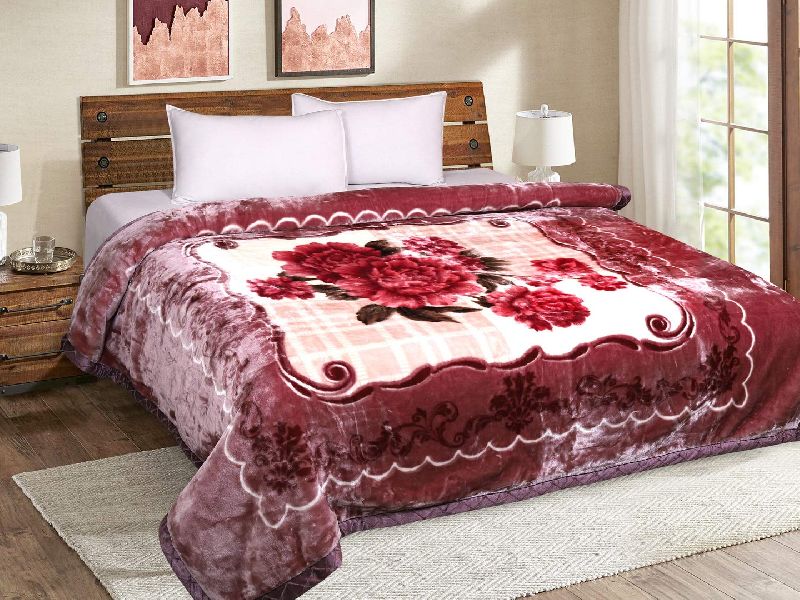 Polyster Mink Blanket, Size : Multi Size (Single Bed, Double Bed, King Size)