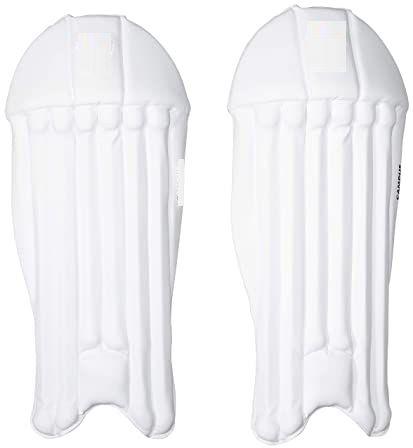 Leather Cricket Wicket Keeper Pads, for Sports, Pattern : Plain