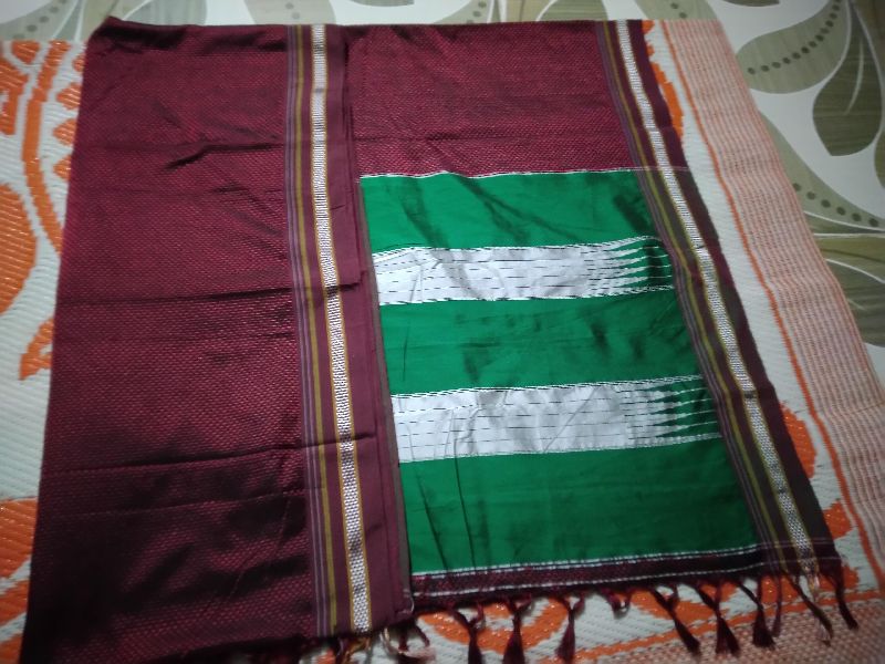 Plain Khun Top Pallu Sarees, Speciality : Easy Wash, Dry Cleaning, Anti-Wrinkle, Shrink-Resistant