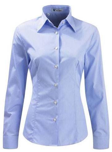 Checked Cotton ladies formal shirt, Feature : Easily Washable