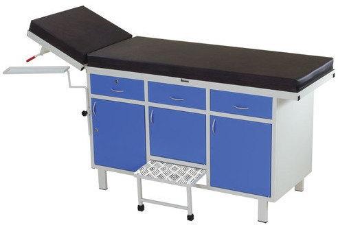 Rectangular Stainless Steel Polished Patient Examination Coach, for Hospital, Size : Standard
