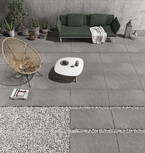 600x900mm Aosta Grey Outdoor Porcelain Tile