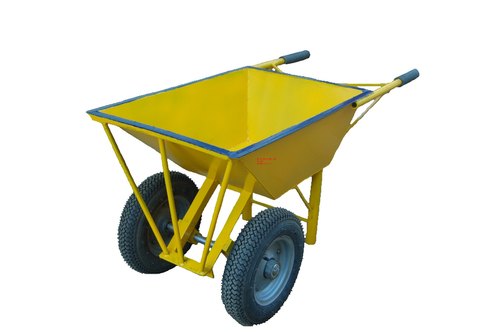Iron Hand Wheel Barrow Trolley, for Cleaning Purpose, Feature : Fine Finish, High Quality