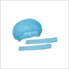 Round Rubber Bouffant Caps, for Surgical Use, Size : Customized Size